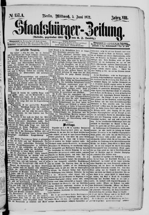 Staatsbürger-Zeitung on Jun 5, 1872