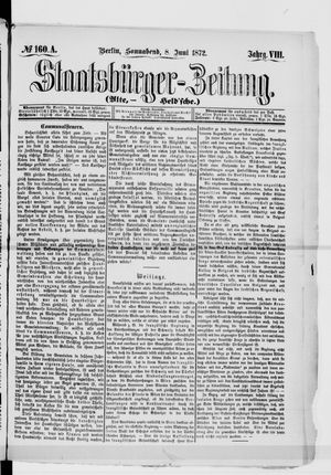 Staatsbürger-Zeitung vom 08.06.1872