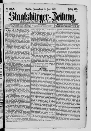 Staatsbürger-Zeitung vom 08.06.1872