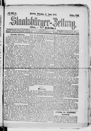 Staatsbürger-Zeitung vom 11.06.1872