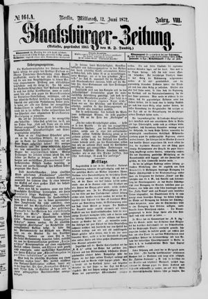 Staatsbürger-Zeitung vom 12.06.1872