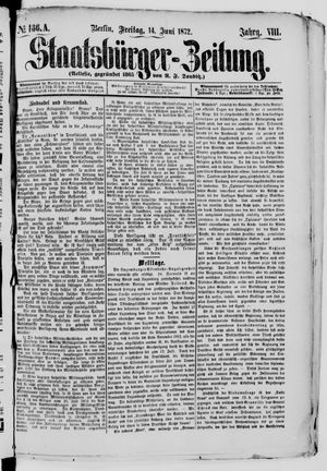 Staatsbürger-Zeitung vom 14.06.1872