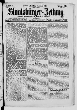 Staatsbürger-Zeitung vom 17.06.1872