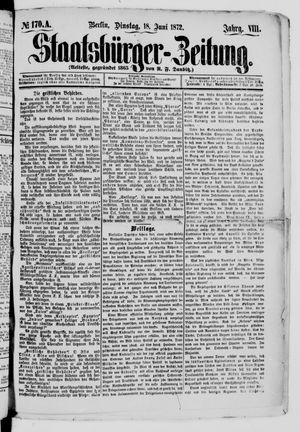 Staatsbürger-Zeitung on Jun 18, 1872