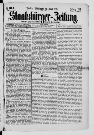 Staatsbürger-Zeitung on Jun 19, 1872
