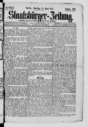 Staatsbürger-Zeitung on Jun 21, 1872