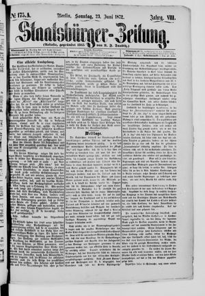 Staatsbürger-Zeitung vom 23.06.1872