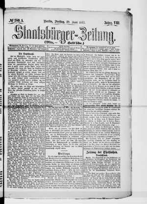 Staatsbürger-Zeitung vom 28.06.1872