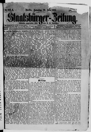 Staatsbürger-Zeitung vom 30.06.1872