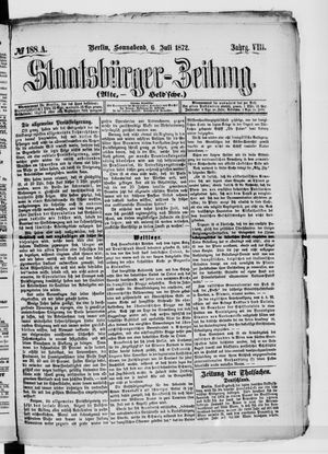 Staatsbürger-Zeitung on Jul 6, 1872
