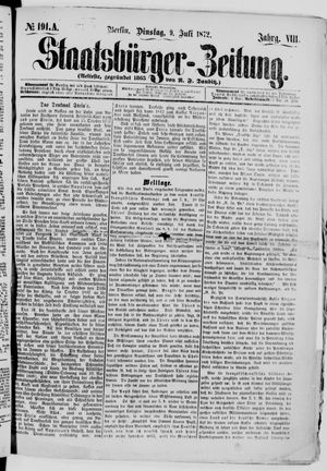 Staatsbürger-Zeitung vom 09.07.1872