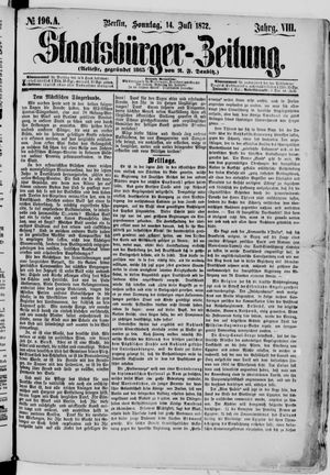 Staatsbürger-Zeitung on Jul 14, 1872
