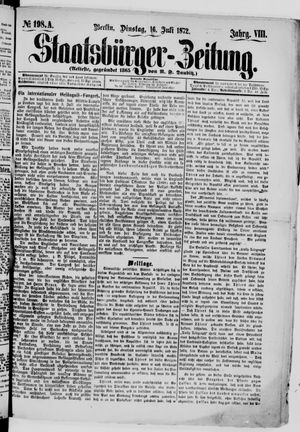 Staatsbürger-Zeitung vom 16.07.1872