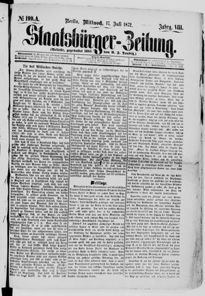 Staatsbürger-Zeitung vom 17.07.1872