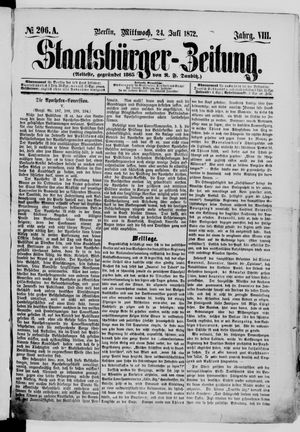Staatsbürger-Zeitung on Jul 24, 1872
