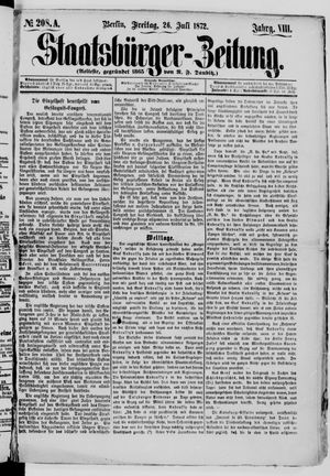 Staatsbürger-Zeitung on Jul 26, 1872