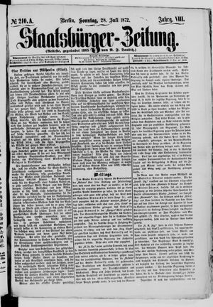 Staatsbürger-Zeitung vom 28.07.1872
