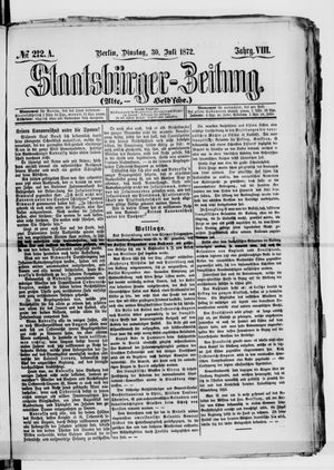 Staatsbürger-Zeitung vom 30.07.1872