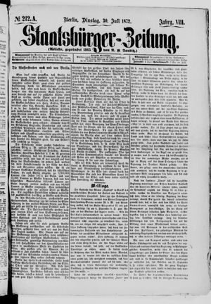 Staatsbürger-Zeitung vom 30.07.1872