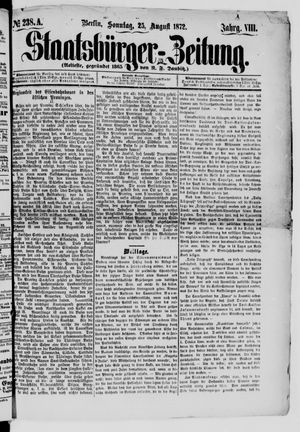 Staatsbürger-Zeitung vom 25.08.1872