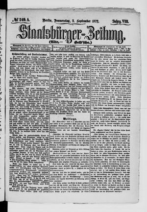 Staatsbürger-Zeitung vom 05.09.1872
