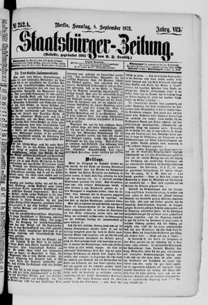 Staatsbürger-Zeitung vom 08.09.1872