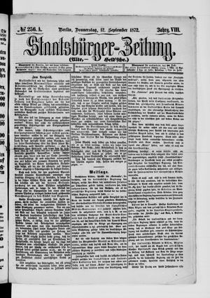 Staatsbürger-Zeitung on Sep 12, 1872