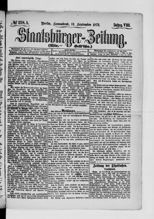 Staatsbürger-Zeitung vom 14.09.1872