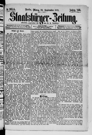 Staatsbürger-Zeitung vom 23.09.1872