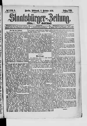 Staatsbürger-Zeitung vom 02.10.1872
