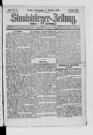Staatsbürger-Zeitung on Oct 3, 1872