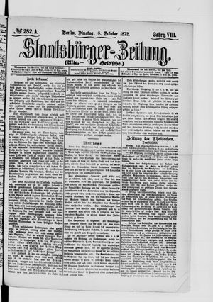 Staatsbürger-Zeitung vom 08.10.1872