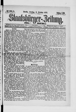 Staatsbürger-Zeitung vom 11.10.1872