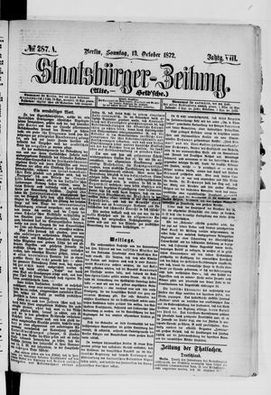 Staatsbürger-Zeitung on Oct 13, 1872