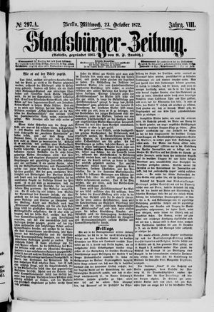 Staatsbürger-Zeitung vom 23.10.1872