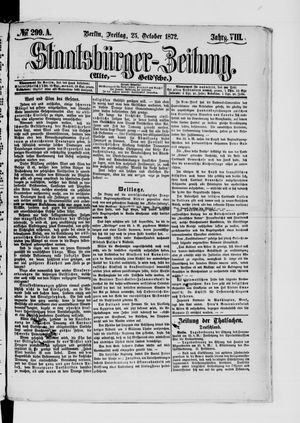 Staatsbürger-Zeitung on Oct 25, 1872