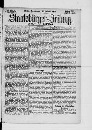 Staatsbürger-Zeitung vom 31.10.1872