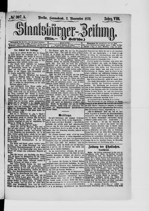 Staatsbürger-Zeitung on Nov 2, 1872