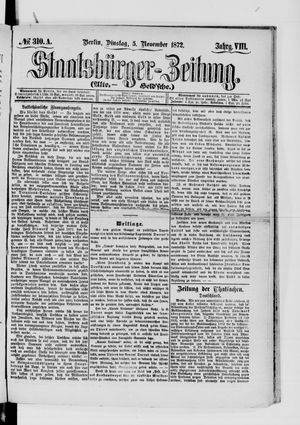 Staatsbürger-Zeitung vom 05.11.1872