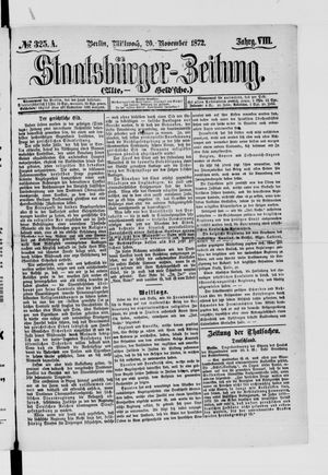 Staatsbürger-Zeitung on Nov 20, 1872