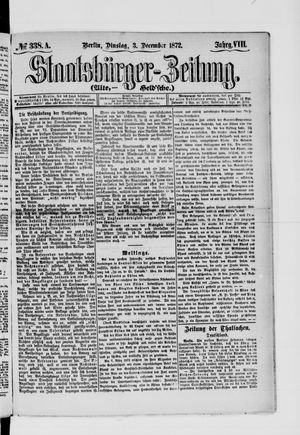 Staatsbürger-Zeitung vom 03.12.1872