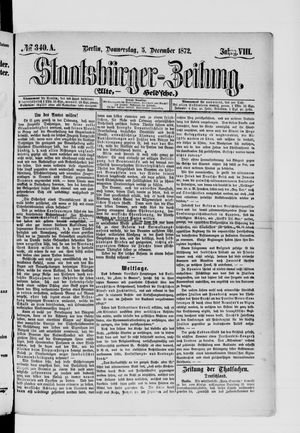 Staatsbürger-Zeitung on Dec 5, 1872