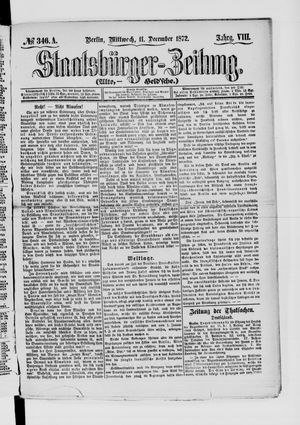 Staatsbürger-Zeitung vom 11.12.1872