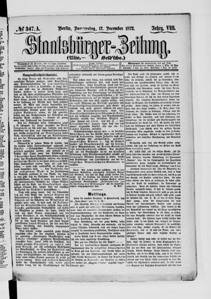 Staatsbürger-Zeitung on Dec 12, 1872