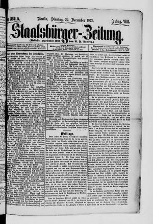 Staatsbürger-Zeitung on Dec 24, 1872