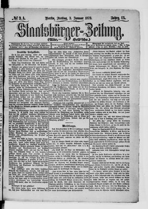 Staatsbürger-Zeitung on Jan 3, 1873