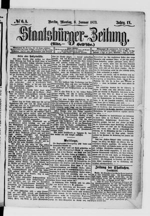 Staatsbürger-Zeitung vom 06.01.1873