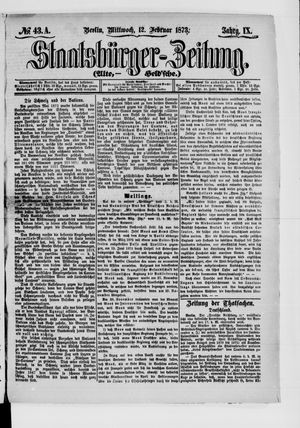Staatsbürger-Zeitung vom 12.02.1873
