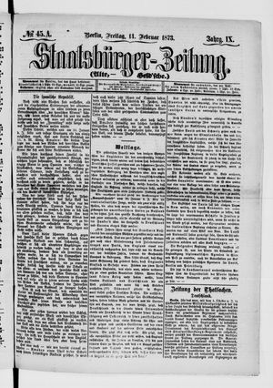 Staatsbürger-Zeitung vom 14.02.1873