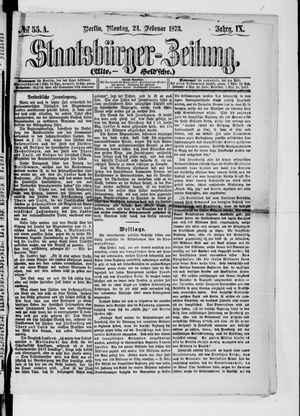 Staatsbürger-Zeitung on Feb 24, 1873